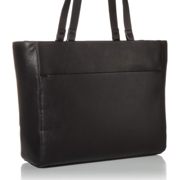 Karl Lagerfeld Sandra black leather tote BNWT - Picture 2 of 10